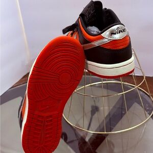 Nike Black and Orange Athletic Shoes